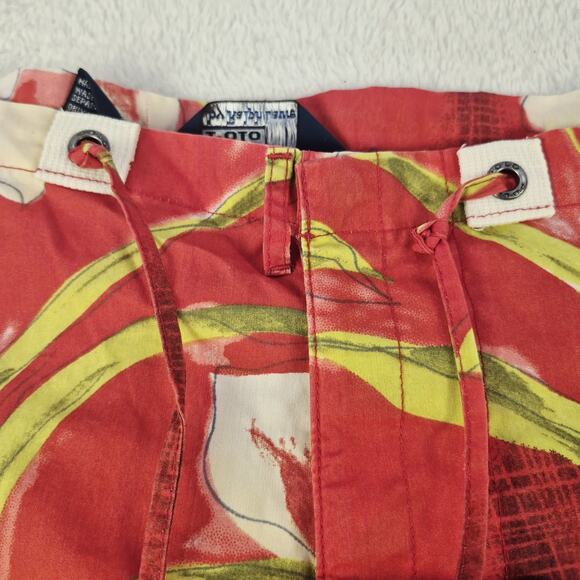 Polo Ralph Lauren Swim Trunks Large Board Shorts Red Hibiscus Hawaiian Floral - Picture 7 of 10